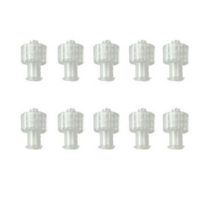 Male Luer Integral Lock Ring to Female Luer Thread Style Coupler (20 pcs)